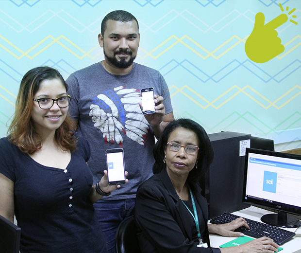 Com idades e perfis diferentes, Julia Pitanga, Tiago Oliveira e Elenita Leão mostram ter mais em comum do que o fato de serem servidores.